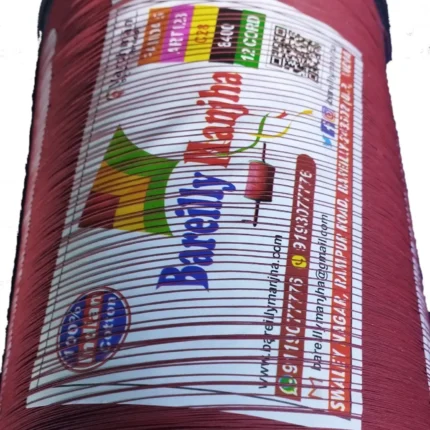 3 Reel – 3000 Yard, 6 Cord Vardhman Art 123 Bareilly Manjha (Double Coating)