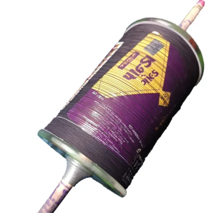 12 Cord Panda Gold Premium Manjha 4 Coating, ART J-8210 (Two Cones, 1kg Total)